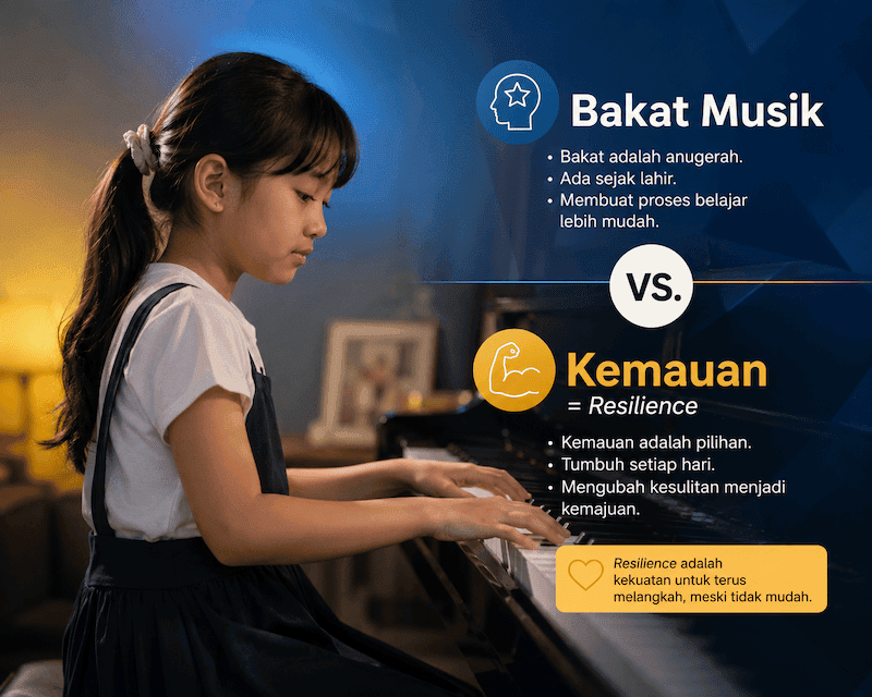 Bakat Musik VS Kemauan 1 bakat musik vs. kemauan