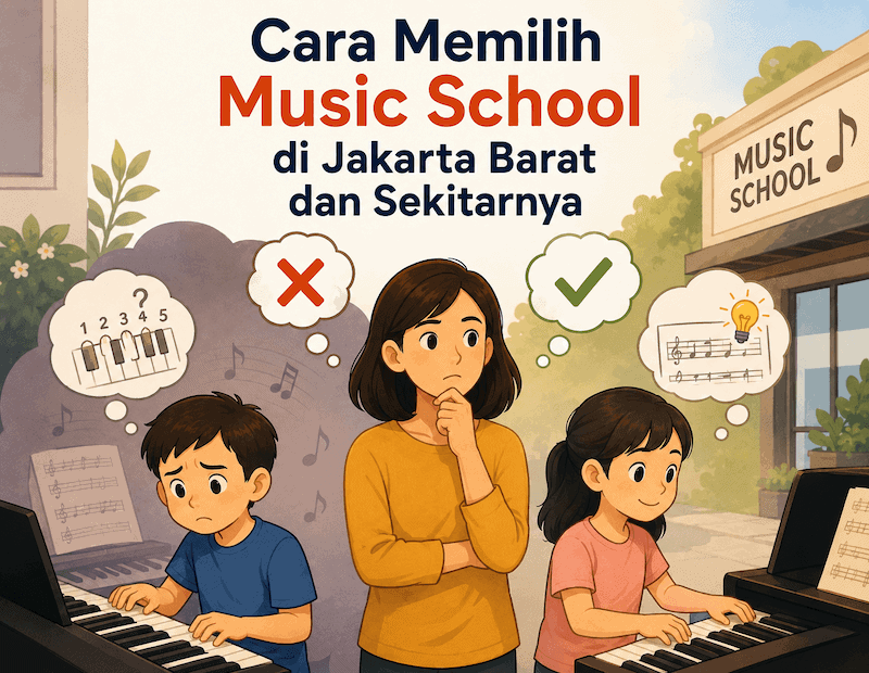 Cara memilih sekolah musik yang tepat di Jakarta Barat dan sekitarnya.