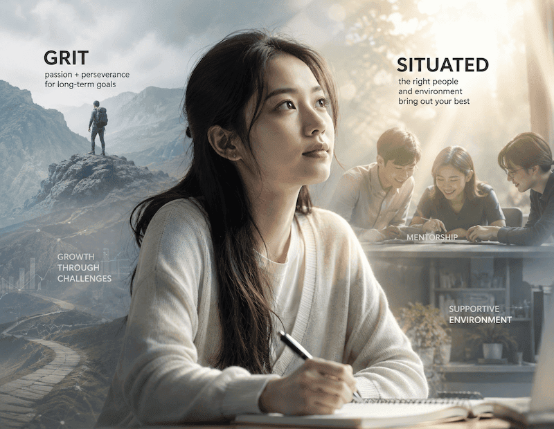 Belajar PIano membutuhkan Grit dan Situated condition